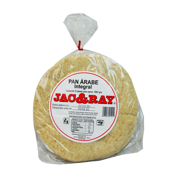 Pan Árabe Integral Con 5 Pz