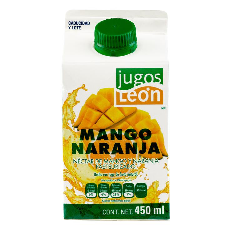 Jugo De Mango Y Naranja Pasteurizado 450 Ml