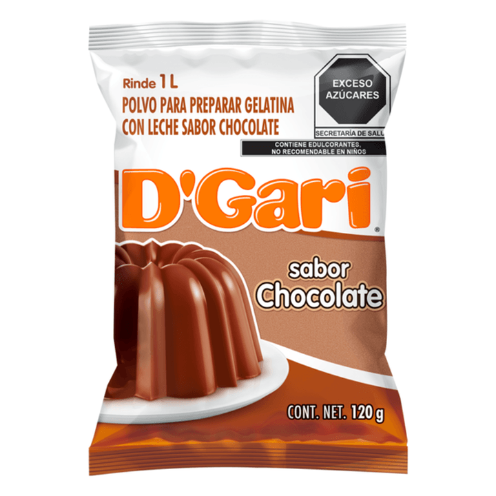 Gelatina En Polvo Chocolate Con Leche 120 G