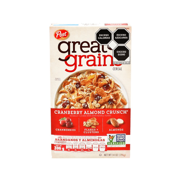 Cereal Geat Gains Cranberry Almond Crunch 396 G