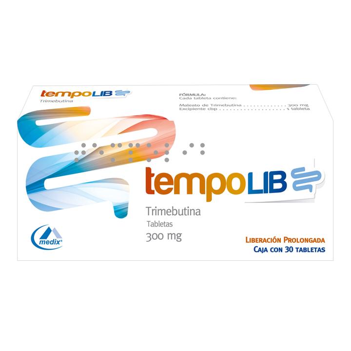 Tempolib 300 Mg 30 Tab Trimebutina 30 Pz