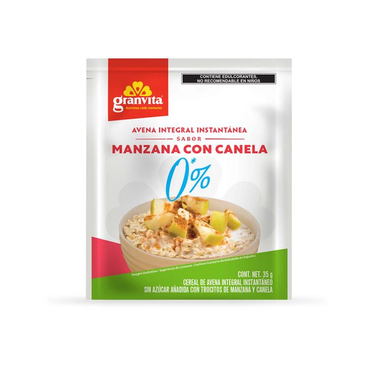 Granvita Avena Manzana Con Canela 35 G