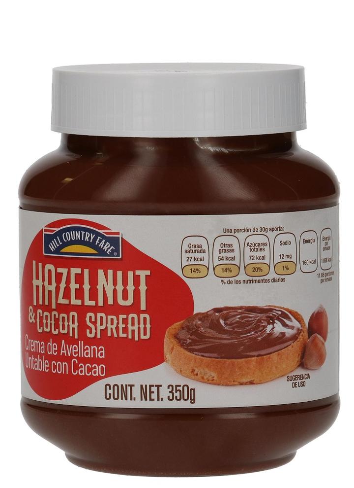 Hcf Crema De Avellanas Con Cacao 350 G