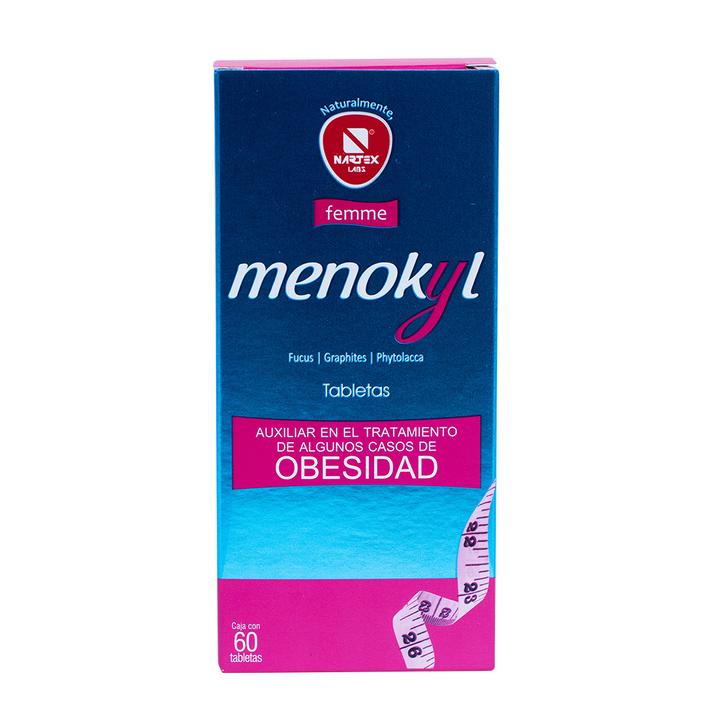 Nartex Menokyl Tratamiento Obesidad Con 60 Tabletas