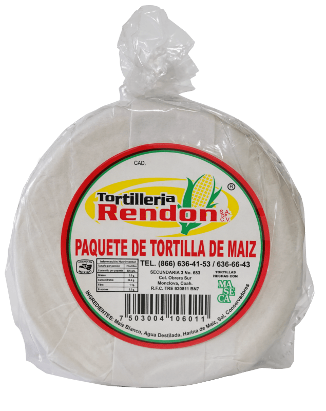 Rendon Tortillas Blancas 800 G
