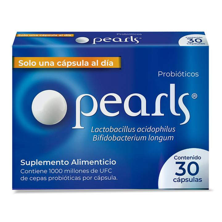 Acidophilus Pearls 30 Cap Lactobacilos Acidofilos 30 Pz
