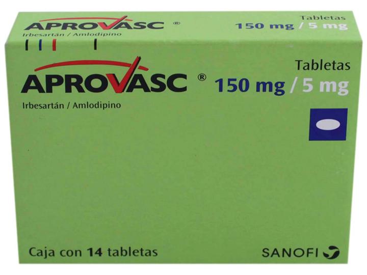 Aprovasc 150 Mg/5 Mg Tabletas 14 Pz