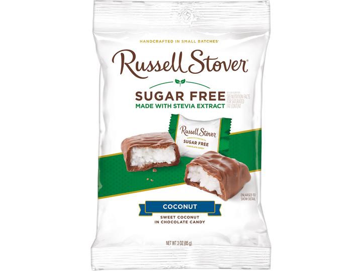 Russell Stover Chocolate Sin Azucar Relleno De Coco 85 G 1 Pz