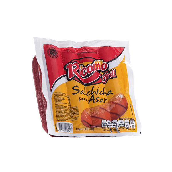 Ricomo Salchicha Para Asar 800 G