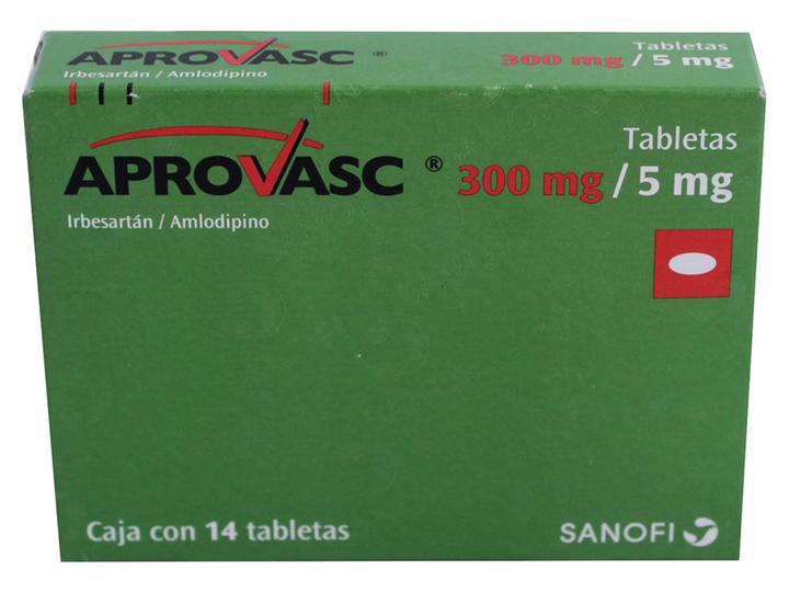Aprovasc 300 Mg/5 Mg Tabletas 14 Pz