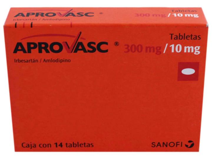 Aprovasc 300 Mg/10 Mg Tabletas 14 Pz