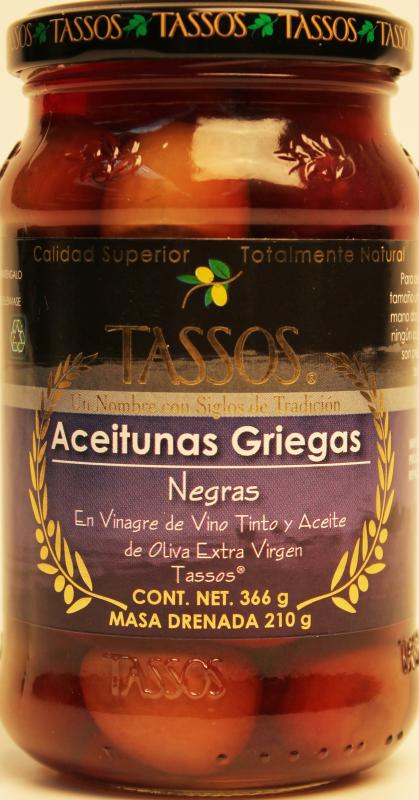 Aceitunas Negra C/Hueso Vinagre D Vino Tinto Y Ac 361 G