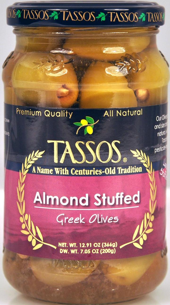 Tassos Aceitunas Rellenas De Almendra 366 G
