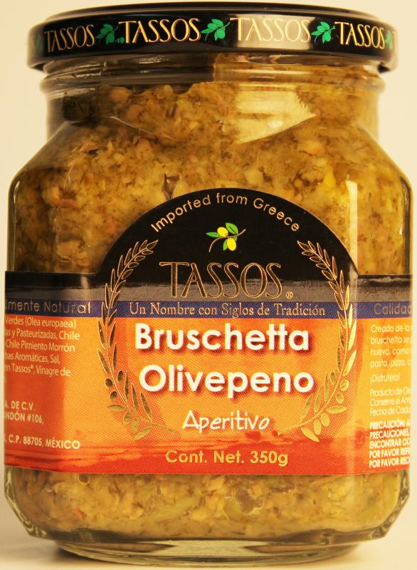 Bruschetta Olivepeno 350 G