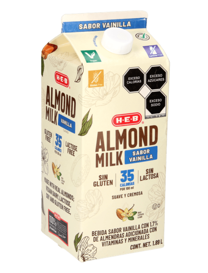 Heb Leche De Almendras Sabor Vainilla 1.89 L