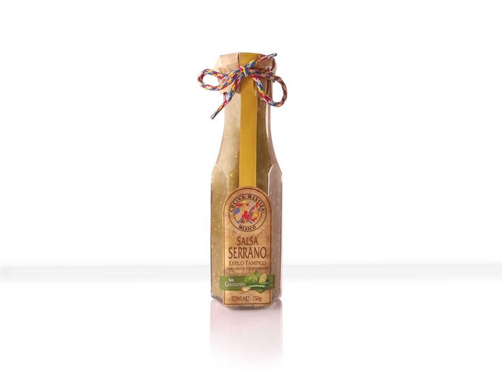 Cocina Mestiza Salsa Picante Serrano 250 G