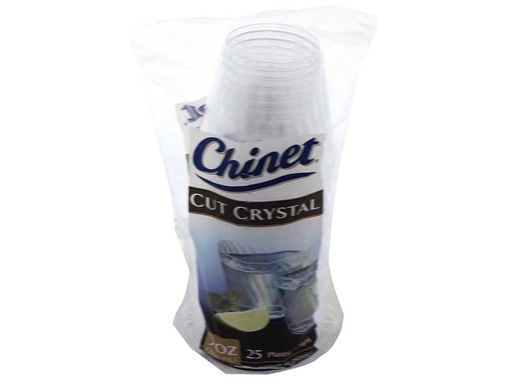 Vasos Desechables 9oz Cut Crystal 25 Pz