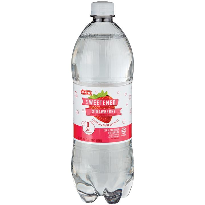 Heb Sparkling Water Fresa Sin Azúcar 1 L