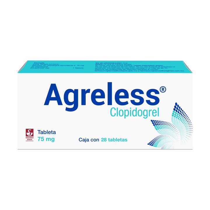 Agreless Clopidogrel 75 Mg 28 Tabletas