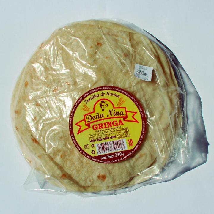 Tortilla Harina Gringa 10 Pz
