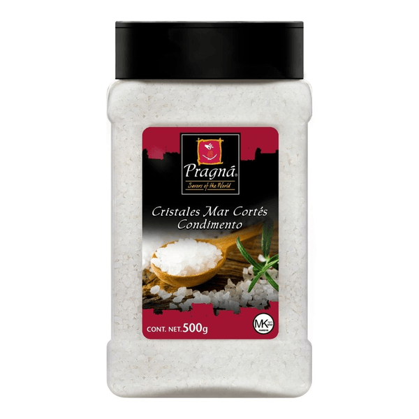 Pragna Sal En Grano Cristales Mar Cortés 500 G