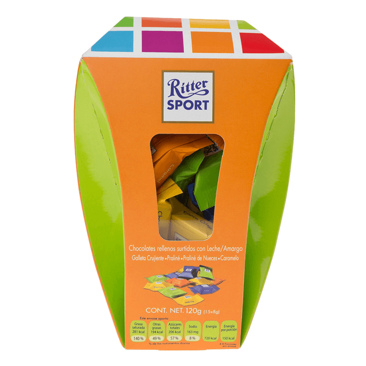 Caja De Cubos De Chocolates Surtidos 15pzas 120g 120 G