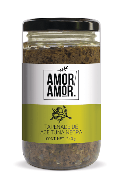 Amor Amor Tapenade De Aceitunas Negras 250 G