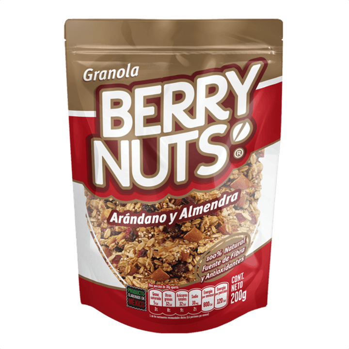 Berry Nuts Granola Arandano Y Almendra 200 G