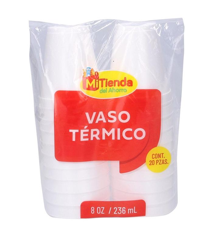 Vasos Desechables 8oz Térmico 20 Pz