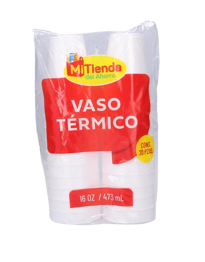 Vasos Desechables 16oz Térmico 20 Pz