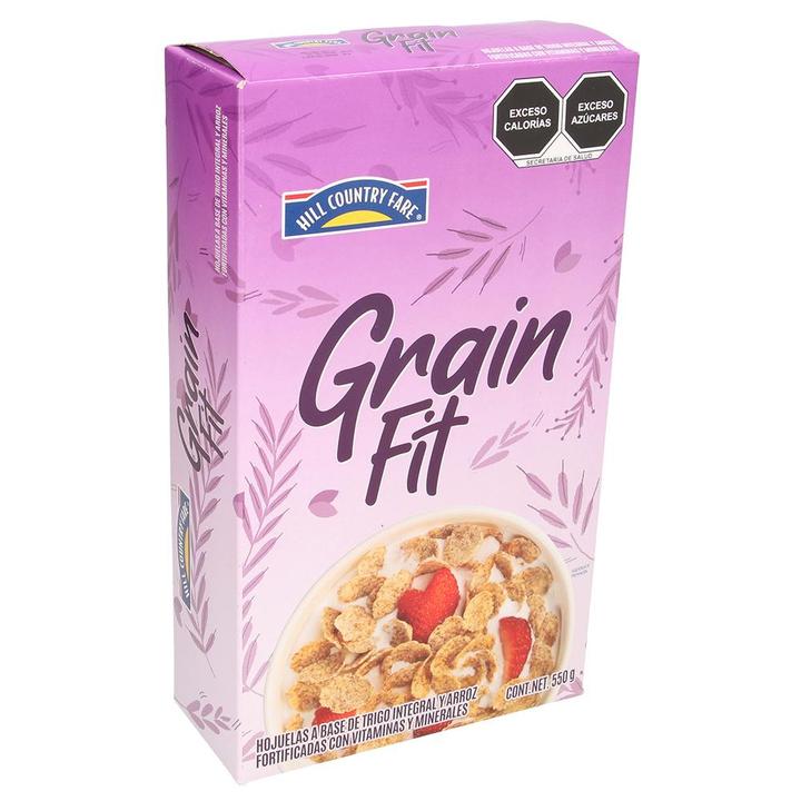 Cereal Hcf Grain Fit Arroz Y Trigo 550 G