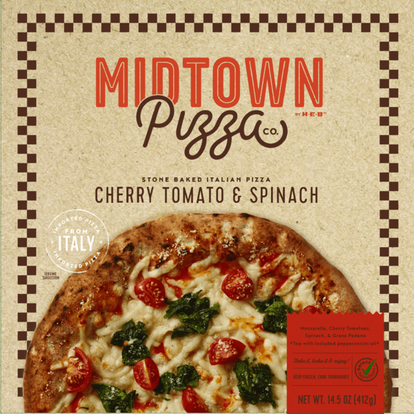 Pizza Congelada Tomate Y Espinaca 400 G