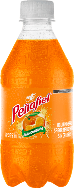 Agua Mineral Peñafiel Sabor Mandarina 355 Ml