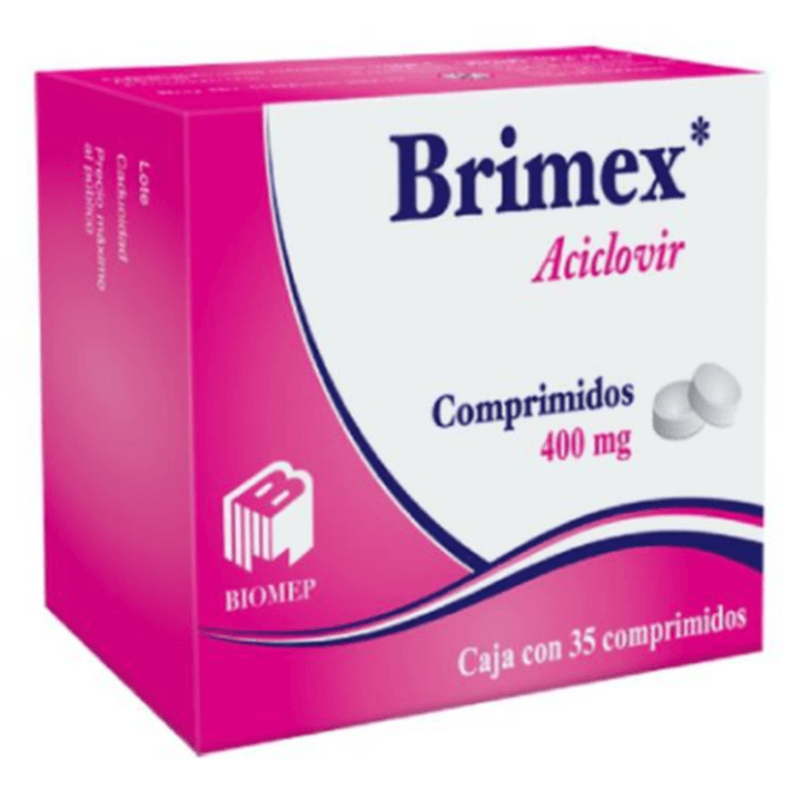 Brimex Aciclovir 400 Mg 35 Tabletas