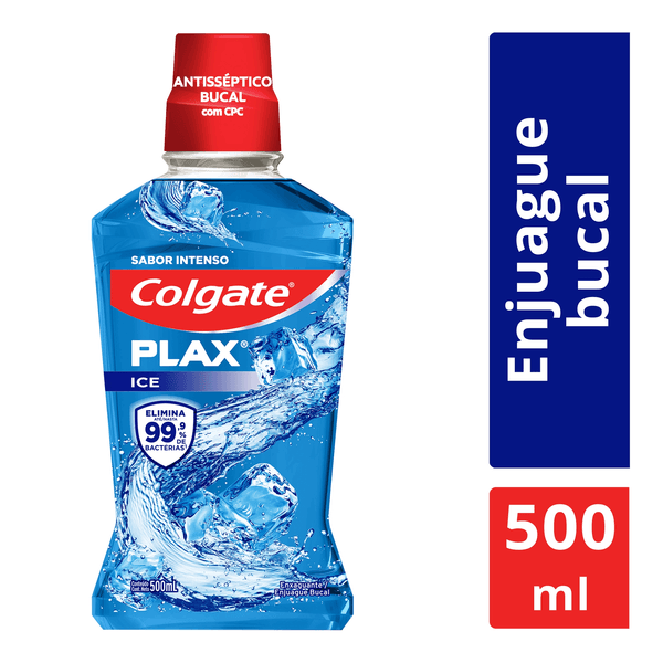 Enjuague Bucal Plax Ice 500 Ml