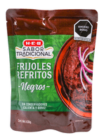Heb Frijoles Negros Refritos 430 G
