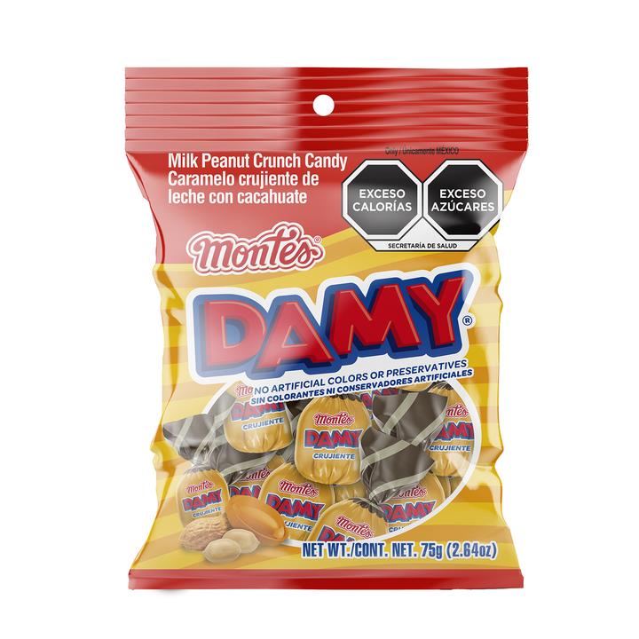 Damy Caramelo Crujiente De Leche Con Cacahuate 75 G