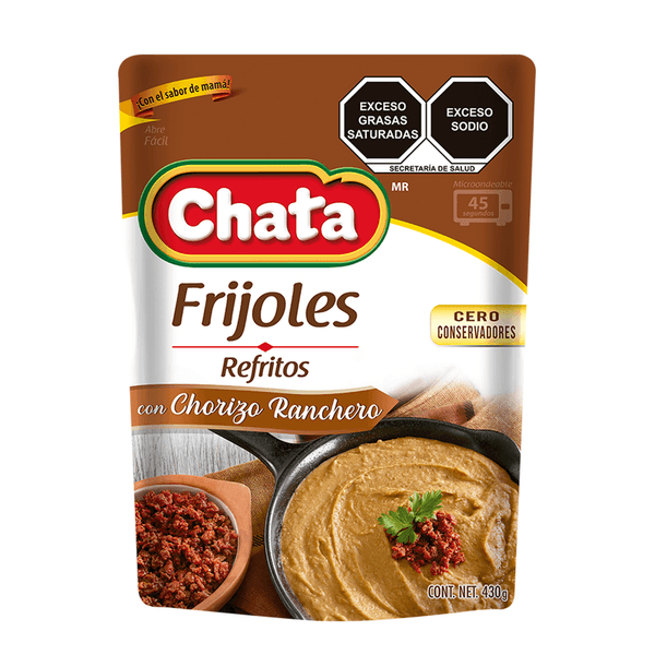 Frijoles Refritos Con Chorizo Ranchero 400 G