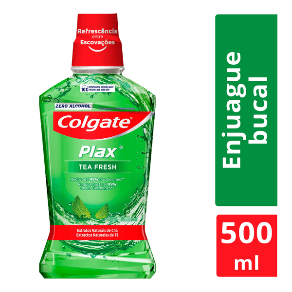 Enjuague Bucal Plax Tea Fresh 500 Ml