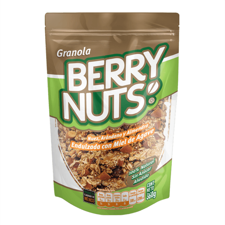 Ganola Agave, Nuez, Arandano Y Almendra 360 G