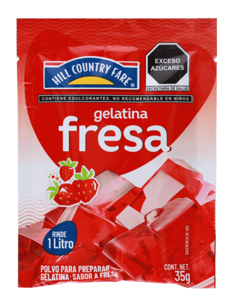 Hcf Gelatina En Polvo Fresa 35 G