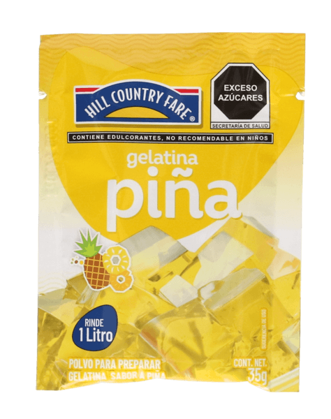 Hcf Gelatina En Polvo Piña 35 G