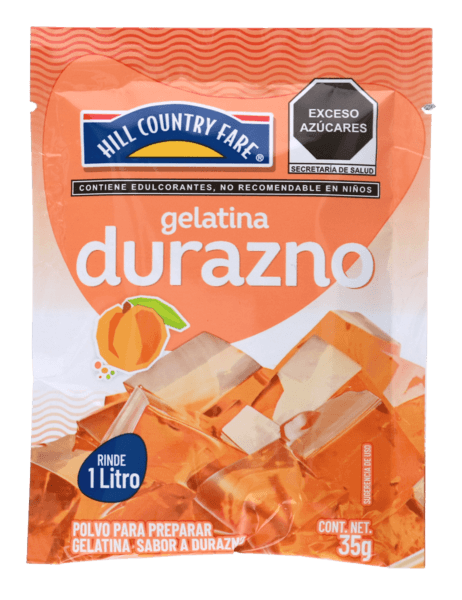 Hcf Gelatina En Polvo Durazno 35 G