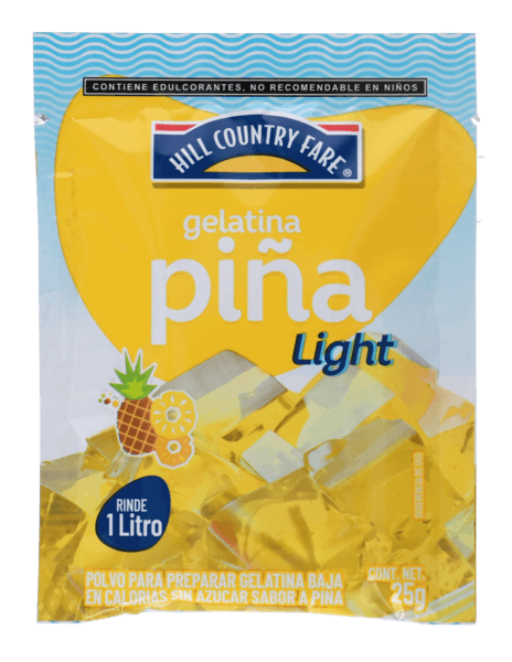 Hcf Gelatina En Polvo Light Piña 25 G