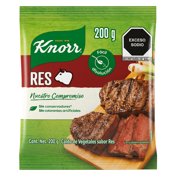 Knorr Caldo De Vegetales Sabor Res 200 G