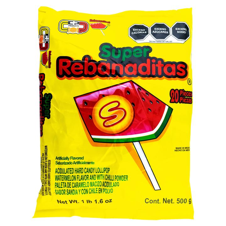 Paleta De Caramelo Súper Rebanaditas 1 Pz