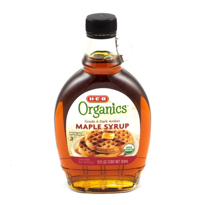 Jarabe De Maple Orgánico Oscuro 354 Ml