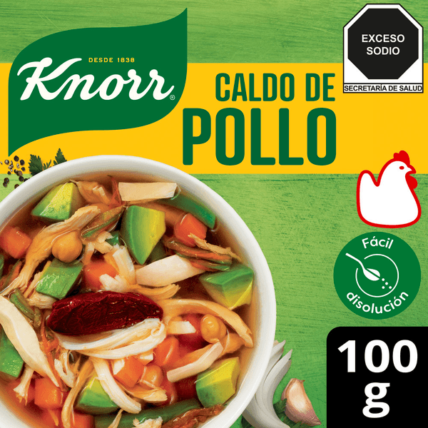 Knorr Caldo Sabor Pollo 100 G