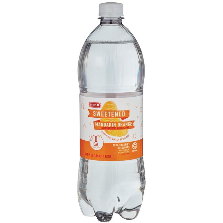 Heb Sparkling Water Naranja Mandarina Sin Azúcar 1 L