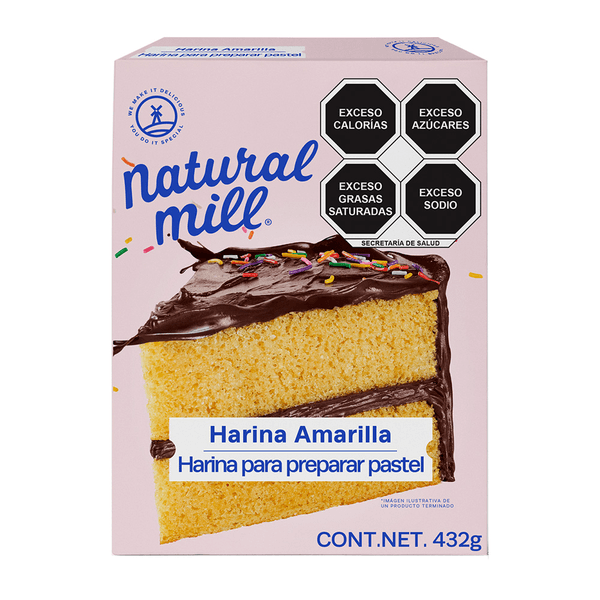 Harina Para Pastel Vainilla Amarilla 468 G